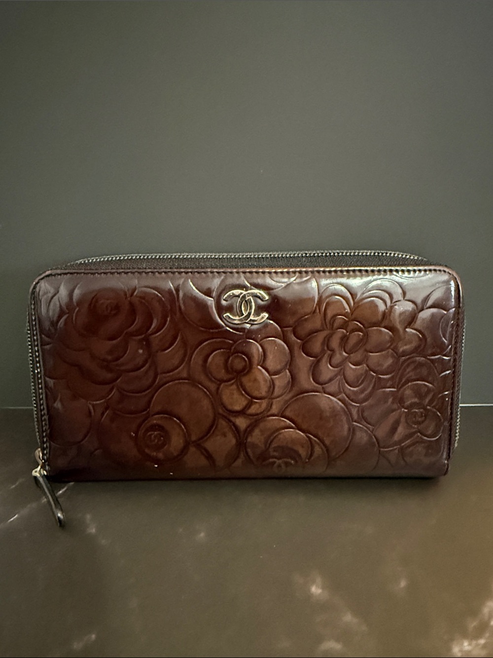 CHANEL Chanel Camellia wallet